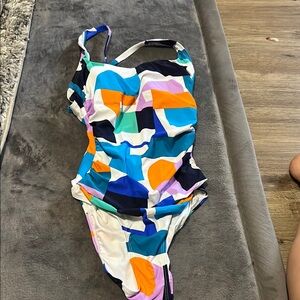 Nautica Colorful One Piece Swimsuit